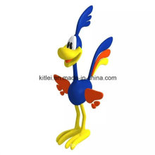 Personagem de desenho animado ICTI Atacado PVC plástico animal de Natal Kids Toy